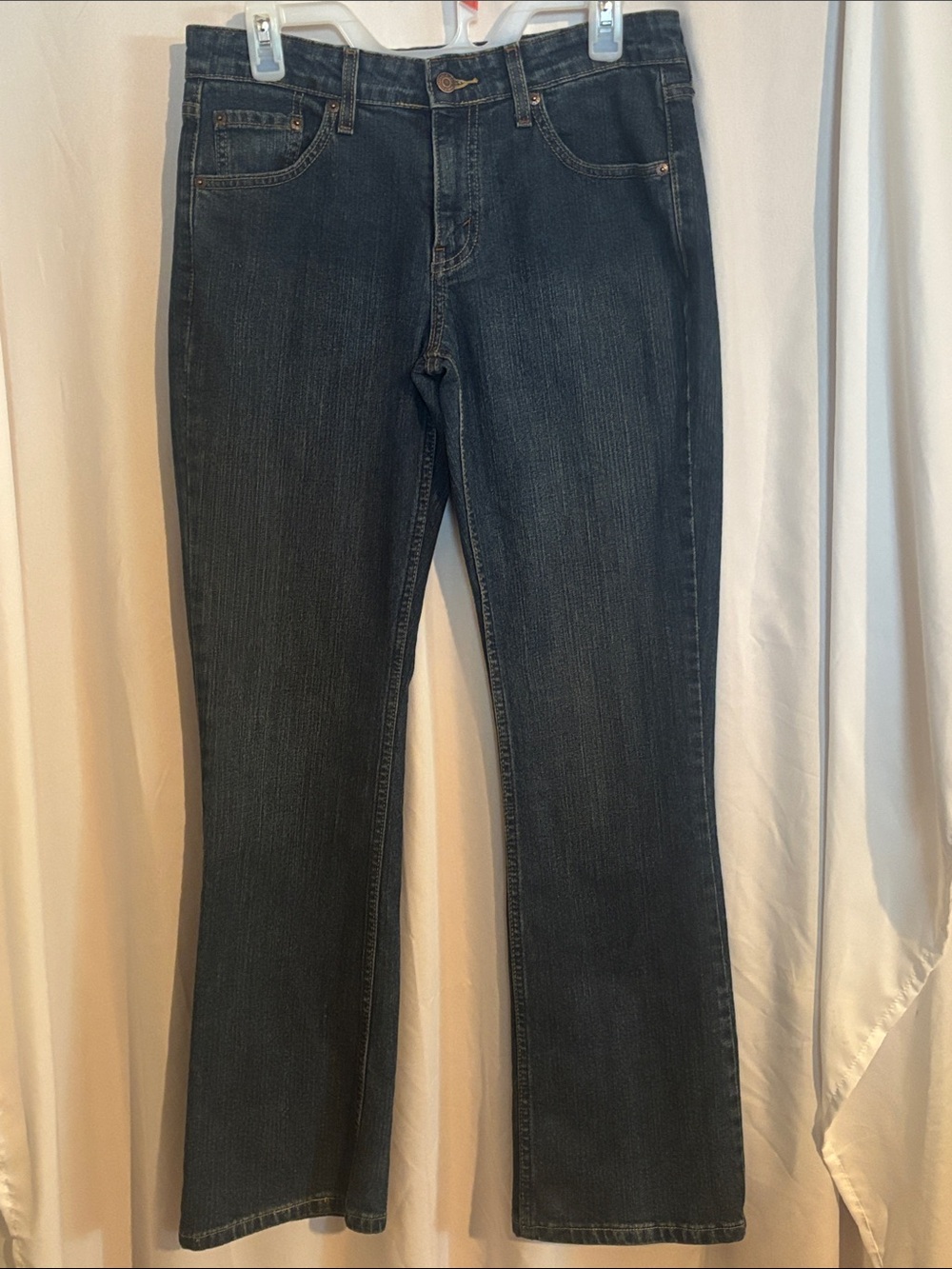 Old school Levi’s Stretch Low Rise Bootcut Jeans featuring heavyweight denim